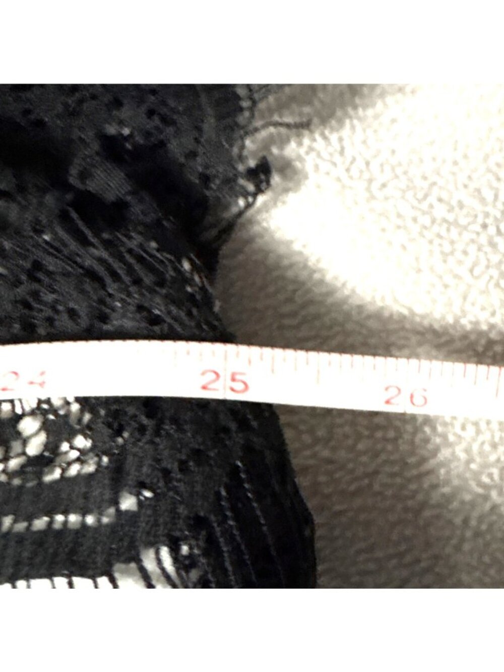 Black & White Lace Overlay Dress By Catherines 2X 22/24W Polyester/Spandex Blend - Picture 4 of 5